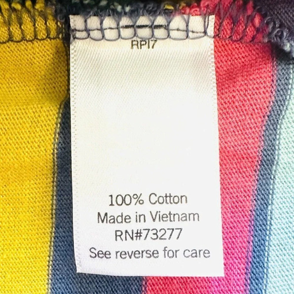 NWT SO Juniors Long Sleeve Pullover Round Neck Striped Mulit-Colored Shirt Sz XL - Picture 11 of 12